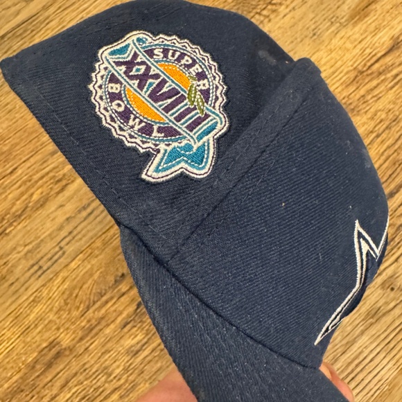 Preowned NEW ERA Dallas Cowboys Super Bowl Patches Ball Cap Hat Fitted 59Fifty - Picture 5 of 5